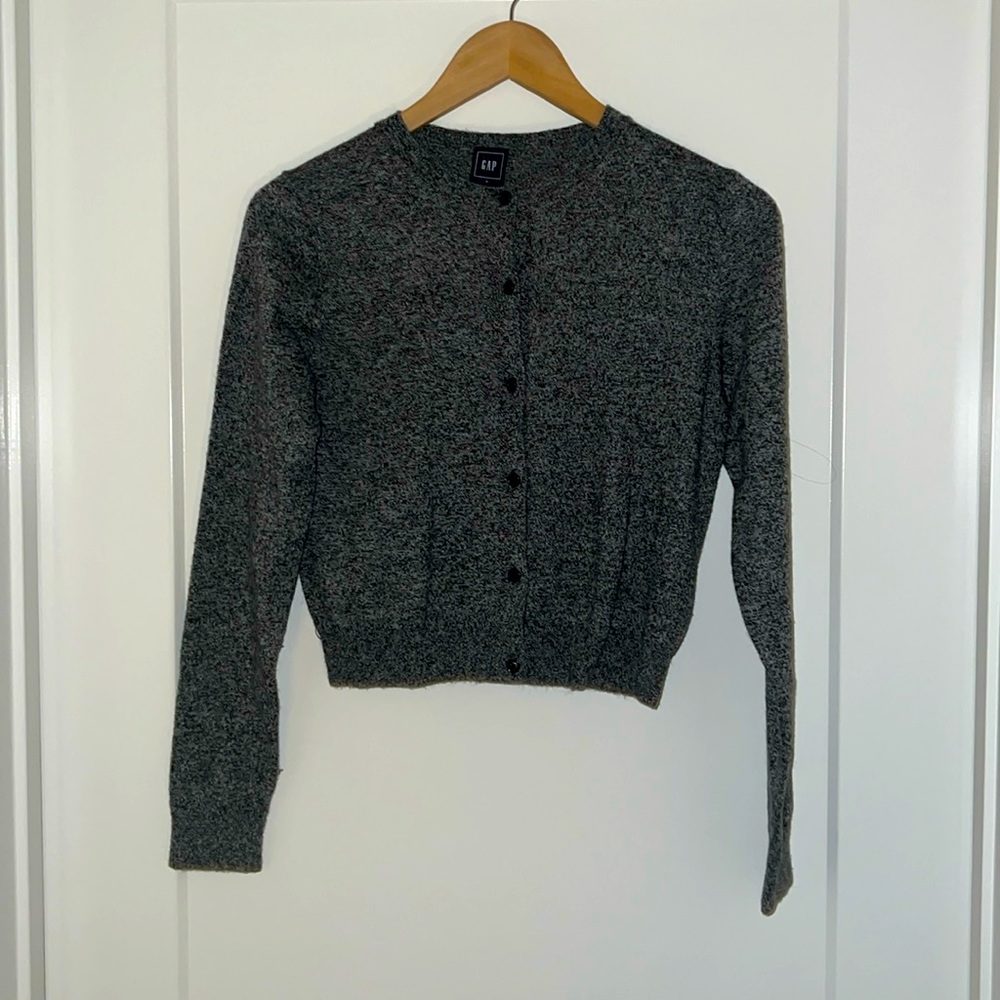 Button-up sweater. like new.